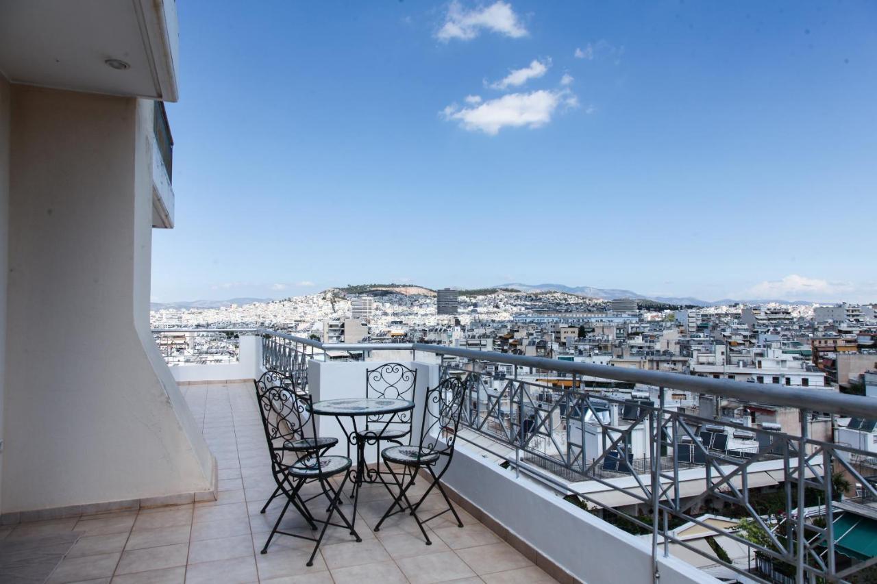 Penthouse With Fabulous Views Zografou Apartman Athén Kültér fotó